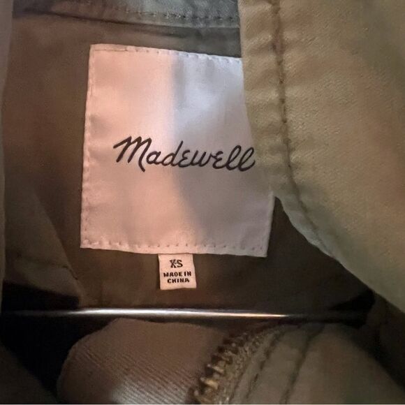 Madewell Fleet Boho Utility Grunge Jacket Size XS Olive Green Military‎ - Picture 5 of 6